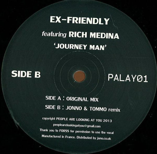 Ex-Friendly Featuring Rich Medina : Journey Man (12")
