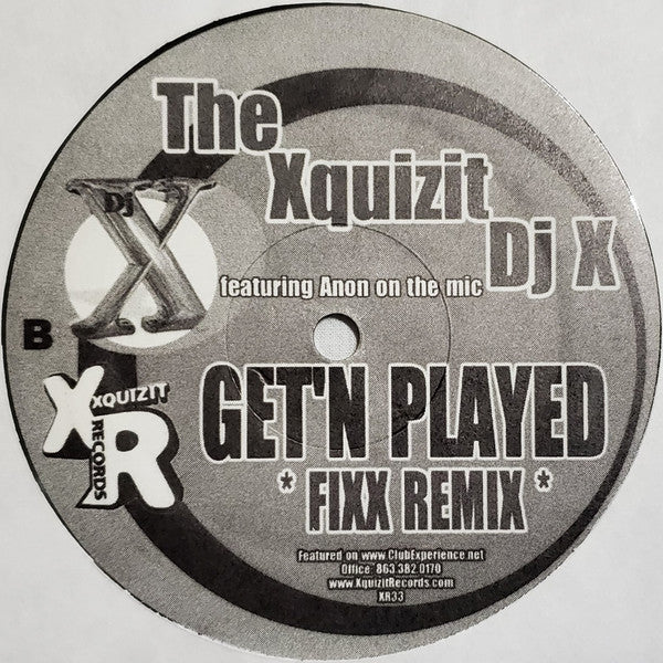 The Xquizit Dj X* : Get'n Played (12")