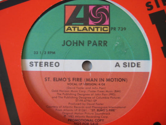 John Parr : St. Elmo's Fire (Man In Motion) (12", Promo)