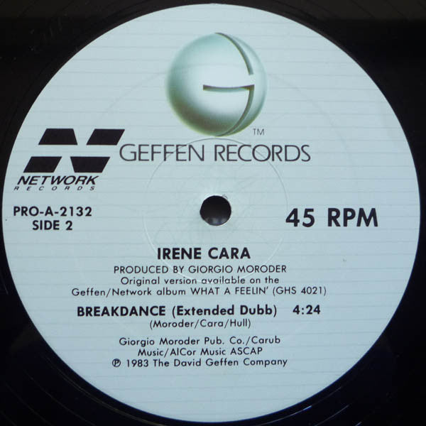 Irene Cara : Breakdance (12", Promo)