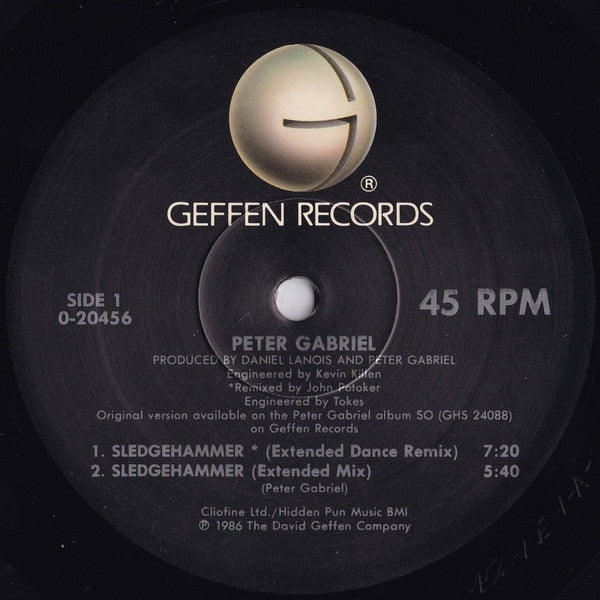Peter Gabriel : Sledgehammer (12", Maxi, Spe)