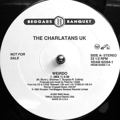The Charlatans UK* : Weirdo (12", Promo)
