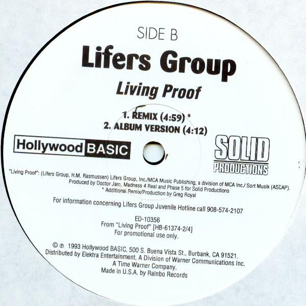 Lifers Group : Jack U. Back (So You Wanna Be A Gangsta) / Living Proof (Remix) (12", Promo)
