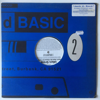 Lifers Group : Jack U. Back (So You Wanna Be A Gangsta) / Living Proof (Remix) (12", Promo)