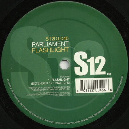 Parliament : Flashlight / Give Up The Funk (Tear The Roof Off The Sucker) (12")