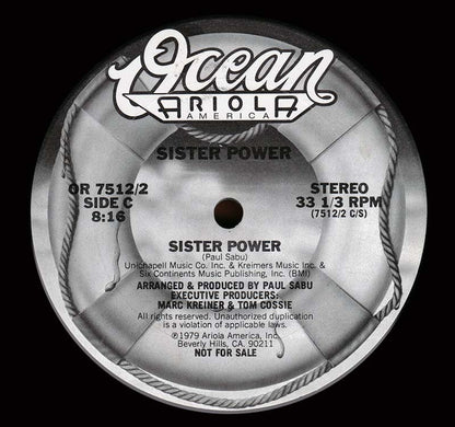 Sister Power : Sister Power (2x12", Promo)