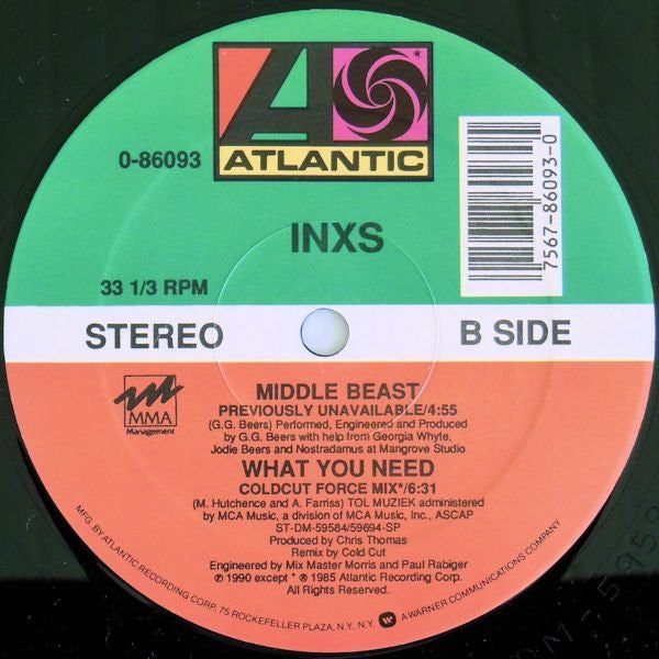 INXS : Disappear (12")