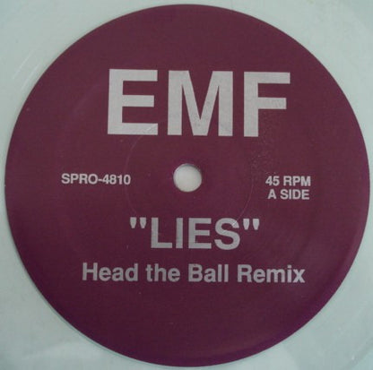 EMF : Lies (Head The Ball Remix) (12", S/Sided, Promo, Cle)