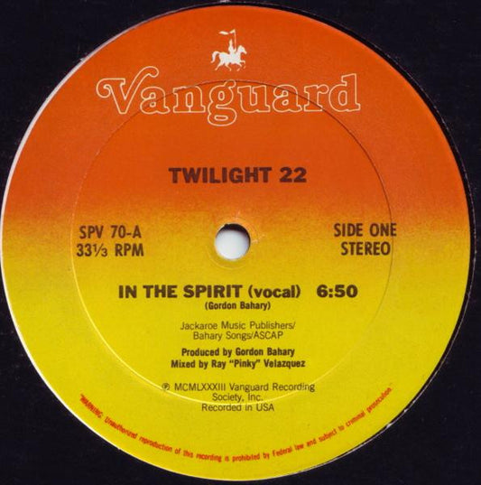 Twilight 22 : In The Spirit (12")
