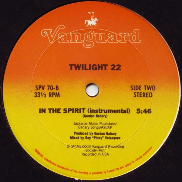 Twilight 22 : In The Spirit (12")