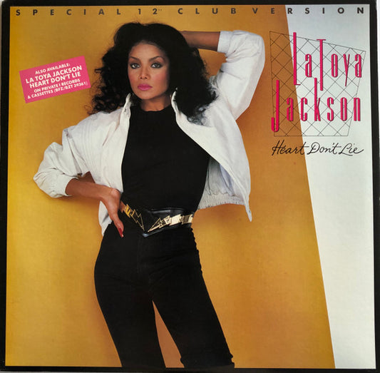La Toya Jackson : Heart Don't Lie (12")