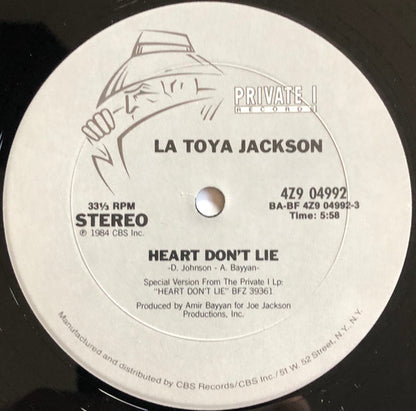 La Toya Jackson : Heart Don't Lie (12")
