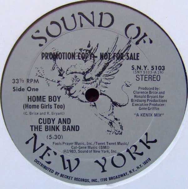 Cudy And The Bink Band - Home Boy (Home Girls Too) (12", Promo) (Very Good Plus (VG+))