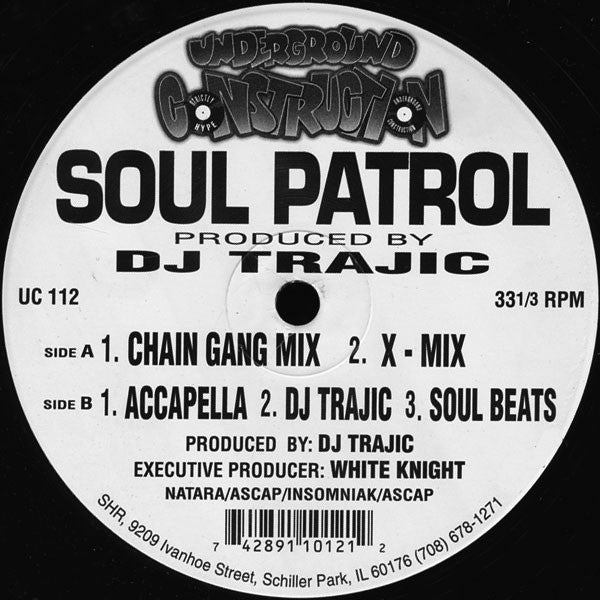 DJ Trajic : Soul Patrol (12")