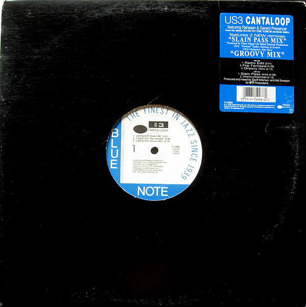 Us3 Featuring Rahsaan & Gerard Presencer : Cantaloop (12", Single)