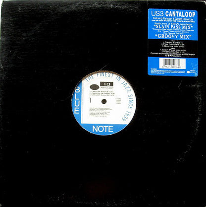 Us3 Featuring Rahsaan & Gerard Presencer : Cantaloop (12", Single)