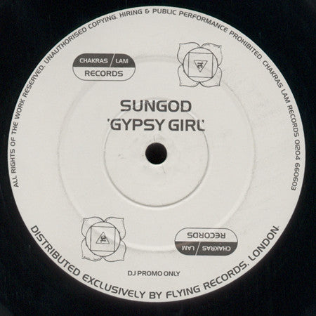 Sungod : Gypsy Girl (12", Promo)