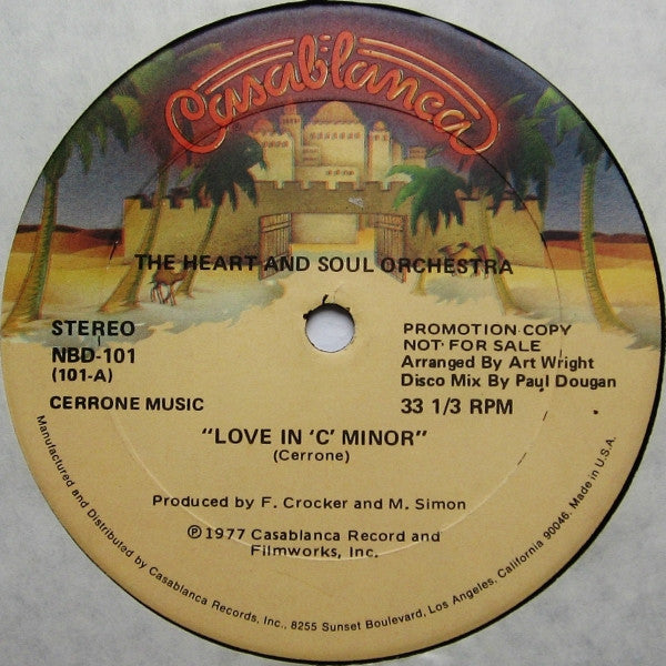 The Heart And Soul Orchestra : Love In C Minor (12", S/Sided, Promo)