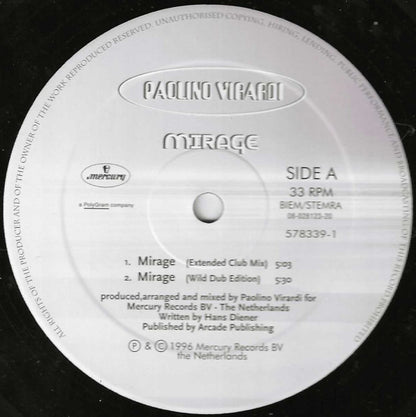 Paolino Virardi : Mirage (12")