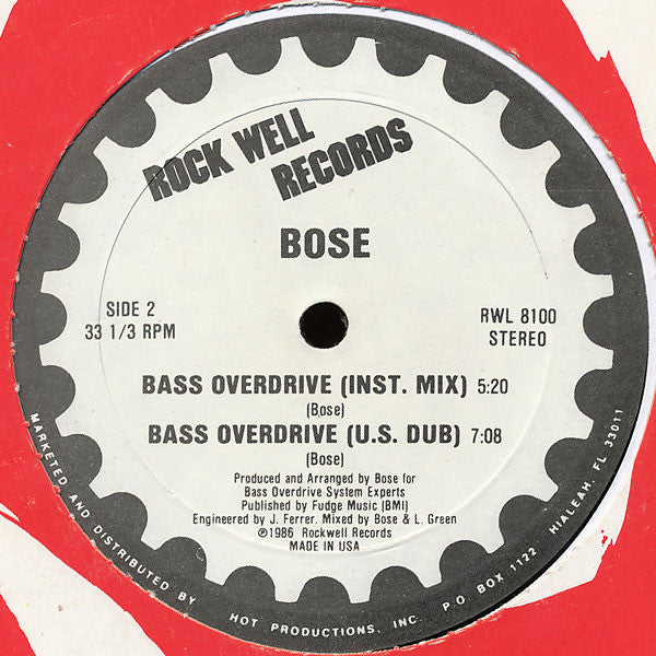 BOSE* : Bass Overdrive (12")