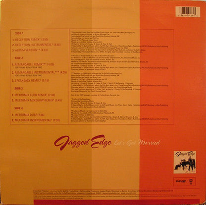 Jagged Edge (2) : Let's Get Married (2x12")