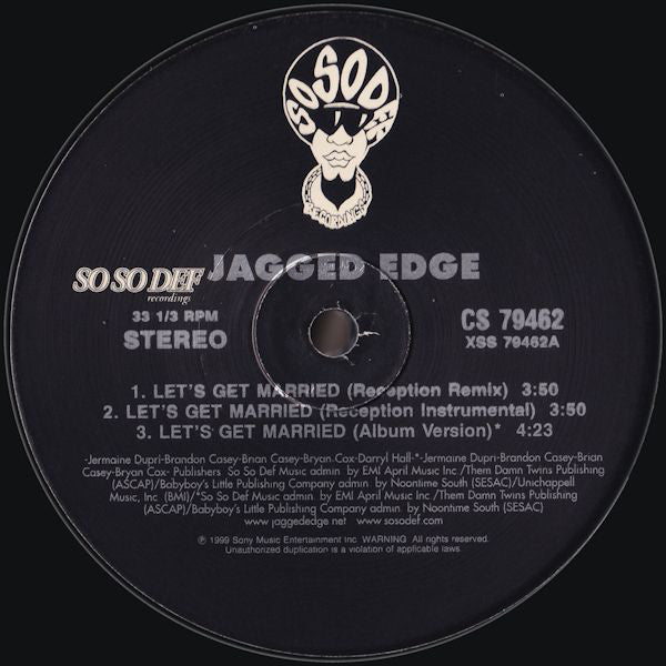 Jagged Edge (2) : Let's Get Married (2x12")