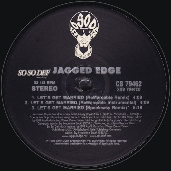 Jagged Edge (2) : Let's Get Married (2x12")