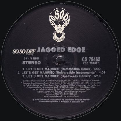 Jagged Edge (2) : Let's Get Married (2x12")