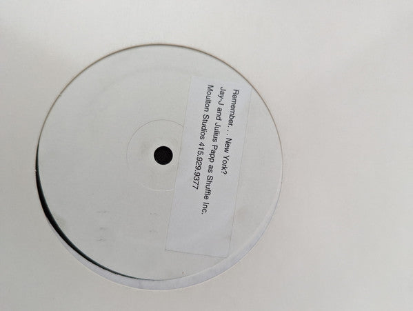 Jay-J And Julius Papp As Shuffle Inc. : Remember... Chicago / New York (12", W/Lbl)