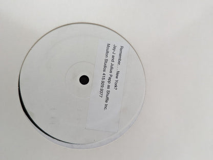 Jay-J And Julius Papp As Shuffle Inc. : Remember... Chicago / New York (12", W/Lbl)