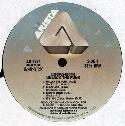 Locksmith : Unlock The Funk (LP, Album)
