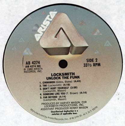 Locksmith : Unlock The Funk (LP, Album)