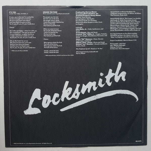 Locksmith : Unlock The Funk (LP, Album)