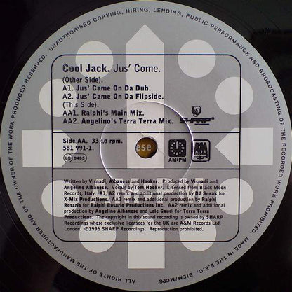 Cool Jack : Jus' Come (12", 2/2)