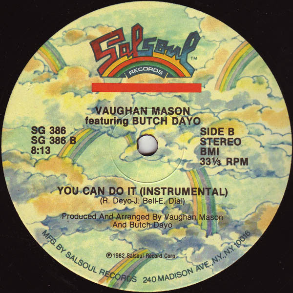 Vaughan Mason Featuring Butch Dayo : You Can Do It (12", Single)