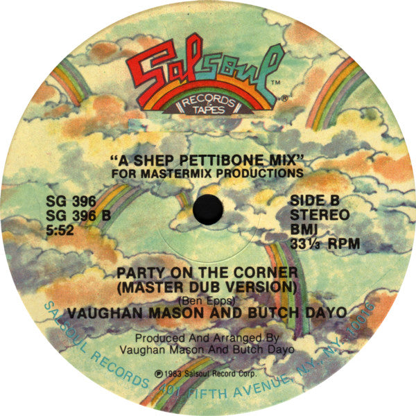 Vaughan Mason And Butch Dayo : Party On The Corner (12", Single)