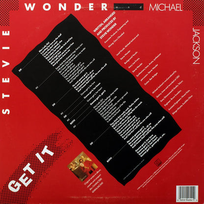 Stevie Wonder & Michael Jackson : Get It (12", Single)