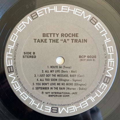 Betty Roché : Take The "A" Train (LP, RE)