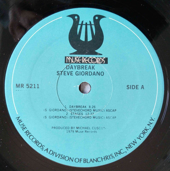 Steve Giordano : Daybreak (LP, Album)