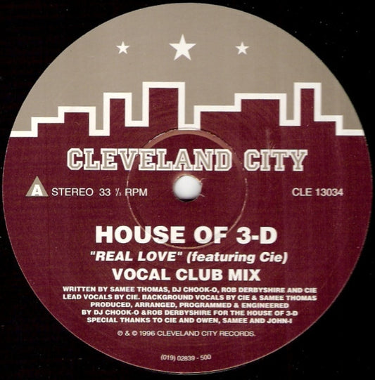 House of 3-D : Real Love (12")