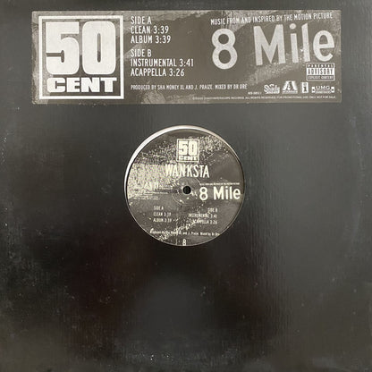 50 Cent : Wanksta (12", Promo)