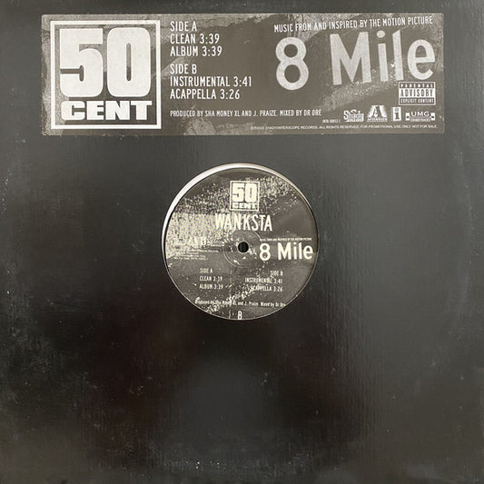 50 Cent : Wanksta (12", Promo)