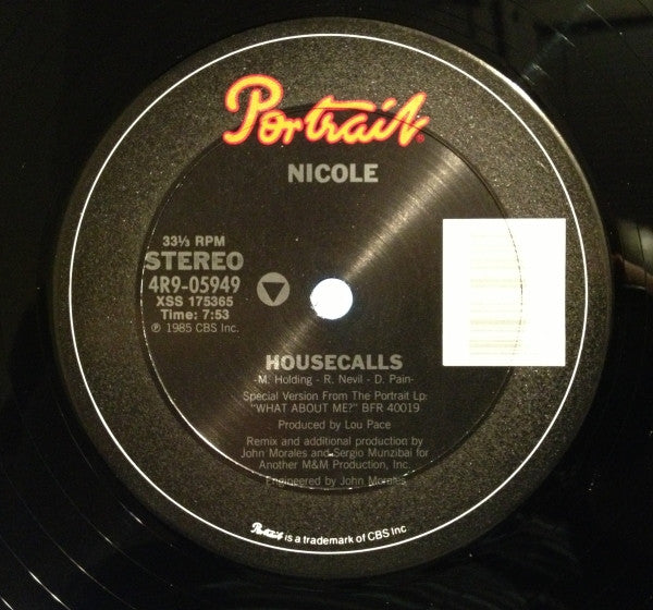 Nicole J McCloud : Housecalls (12")
