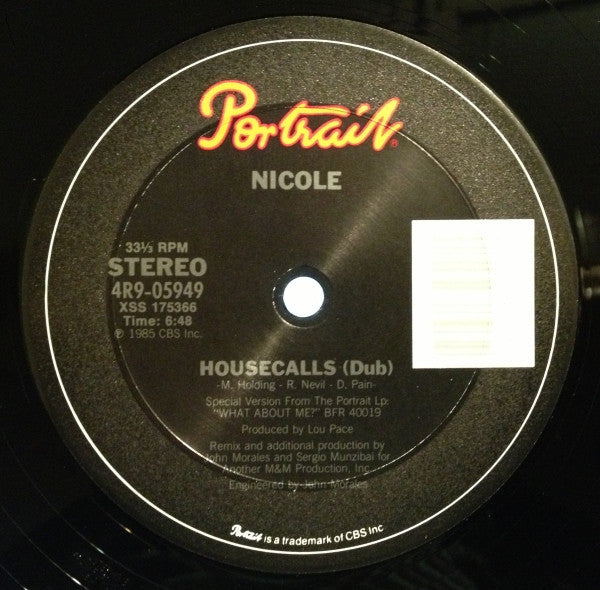 Nicole J McCloud : Housecalls (12")