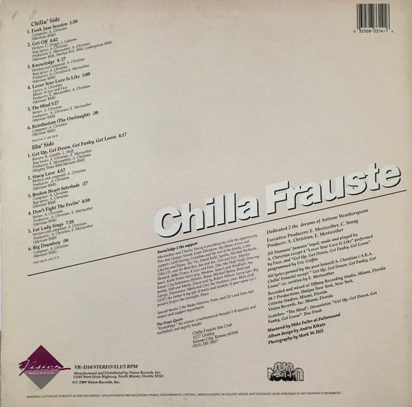 Chilla Frauste : Don't Fight The Feeling (LP, Album)