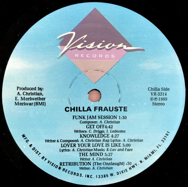 Chilla Frauste : Don't Fight The Feeling (LP, Album)