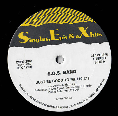 S.O.S. Band* / Cherrelle : Just Be Good To Me / I Didn't Mean To Turn You On (12")
