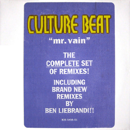Culture Beat : Mr. Vain (Remixes) (2x12", Promo)