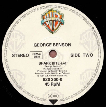 George Benson : 20/20 (Jellybean Remix) (12")