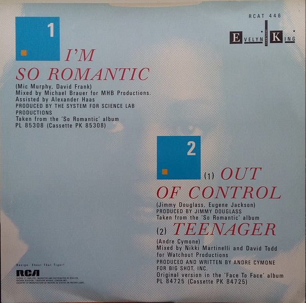 Evelyn 'Champagne' King* : I'm So Romantic (12")